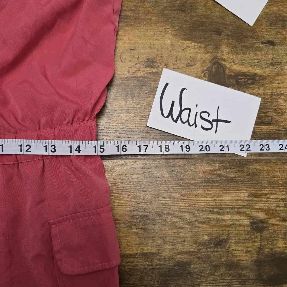 Thread Story Pink Lightweight Strapless Jumpsuit Womens Size Large